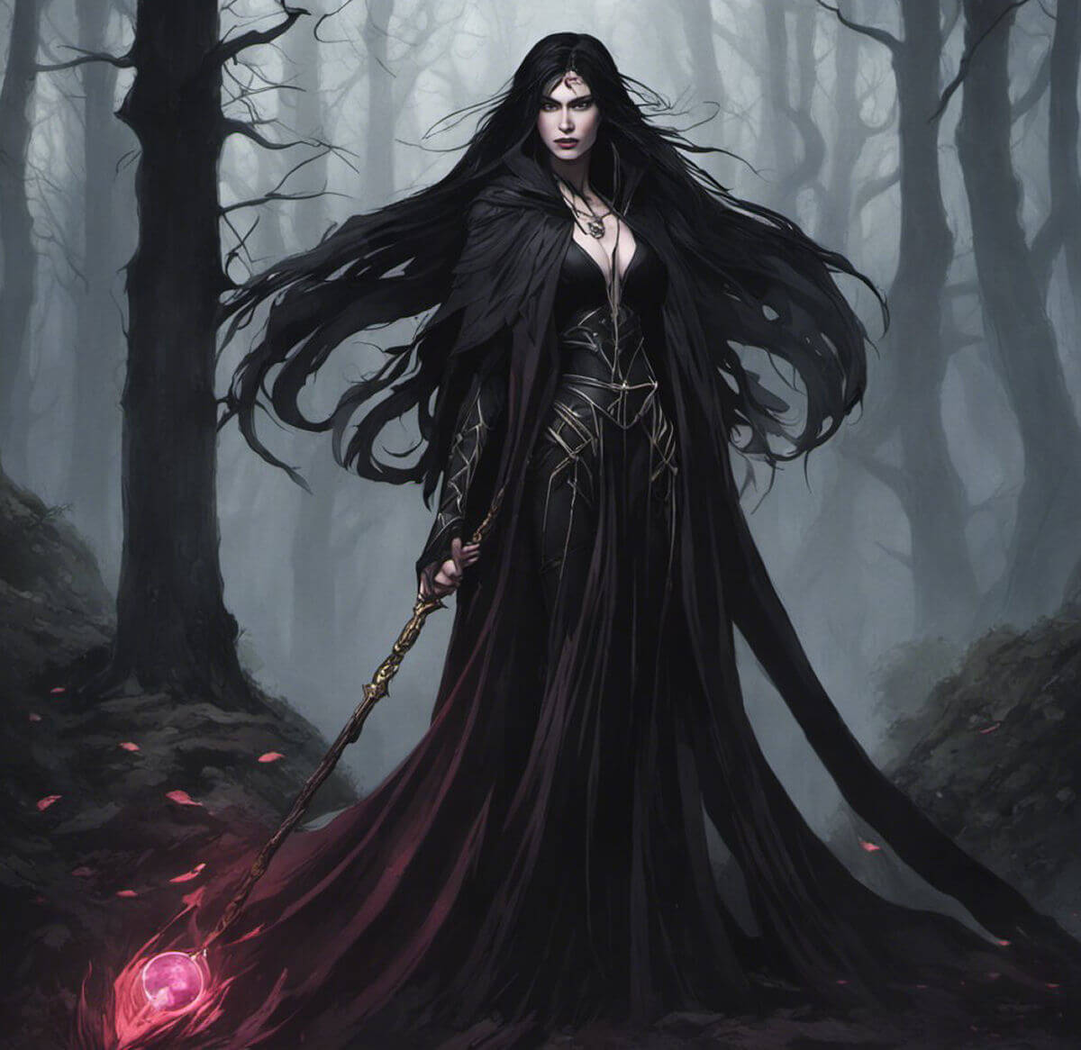 The Celtic goddess Morrigan
